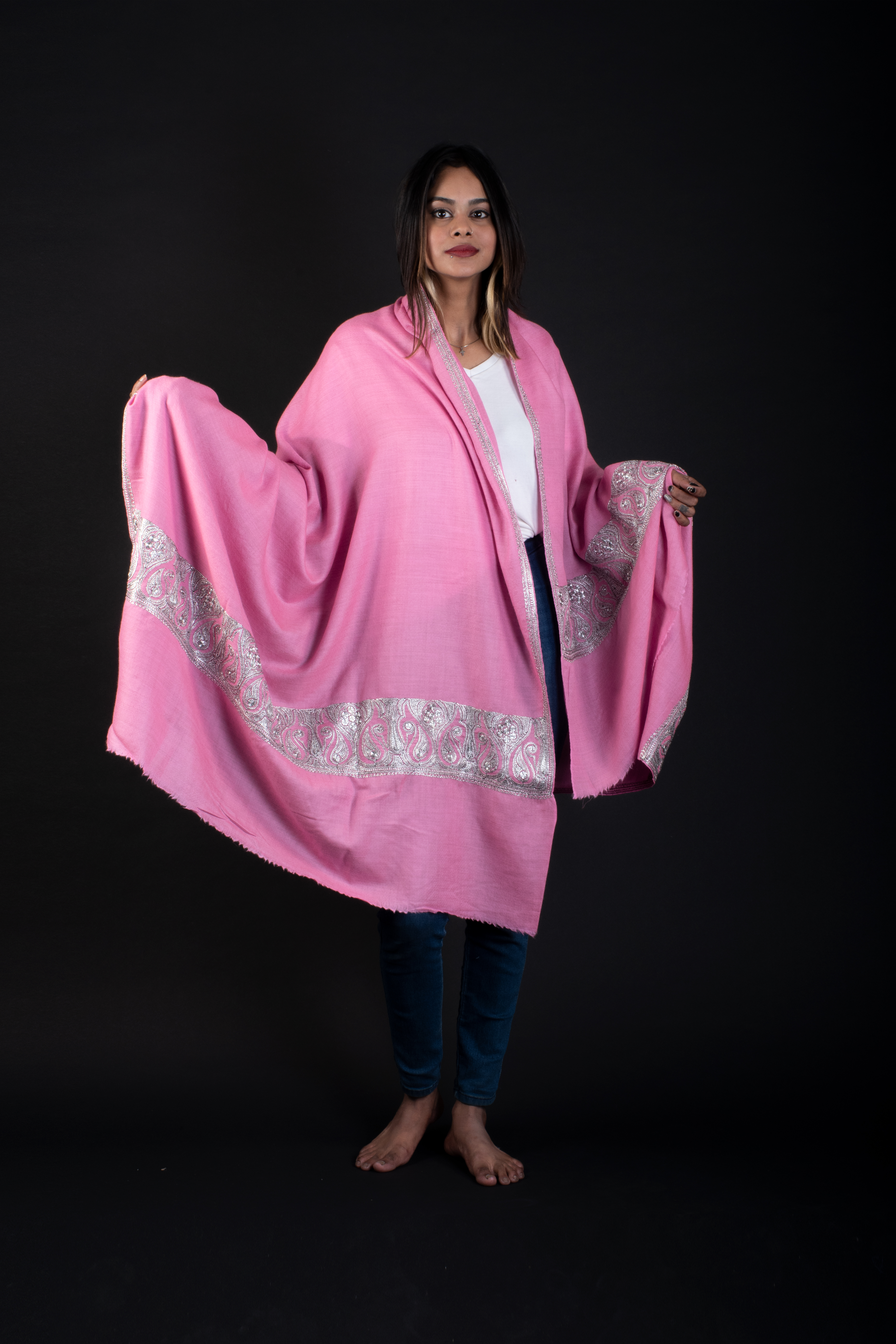 Pink Pashmina Shawl